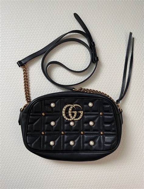 gucci pearl camera bag